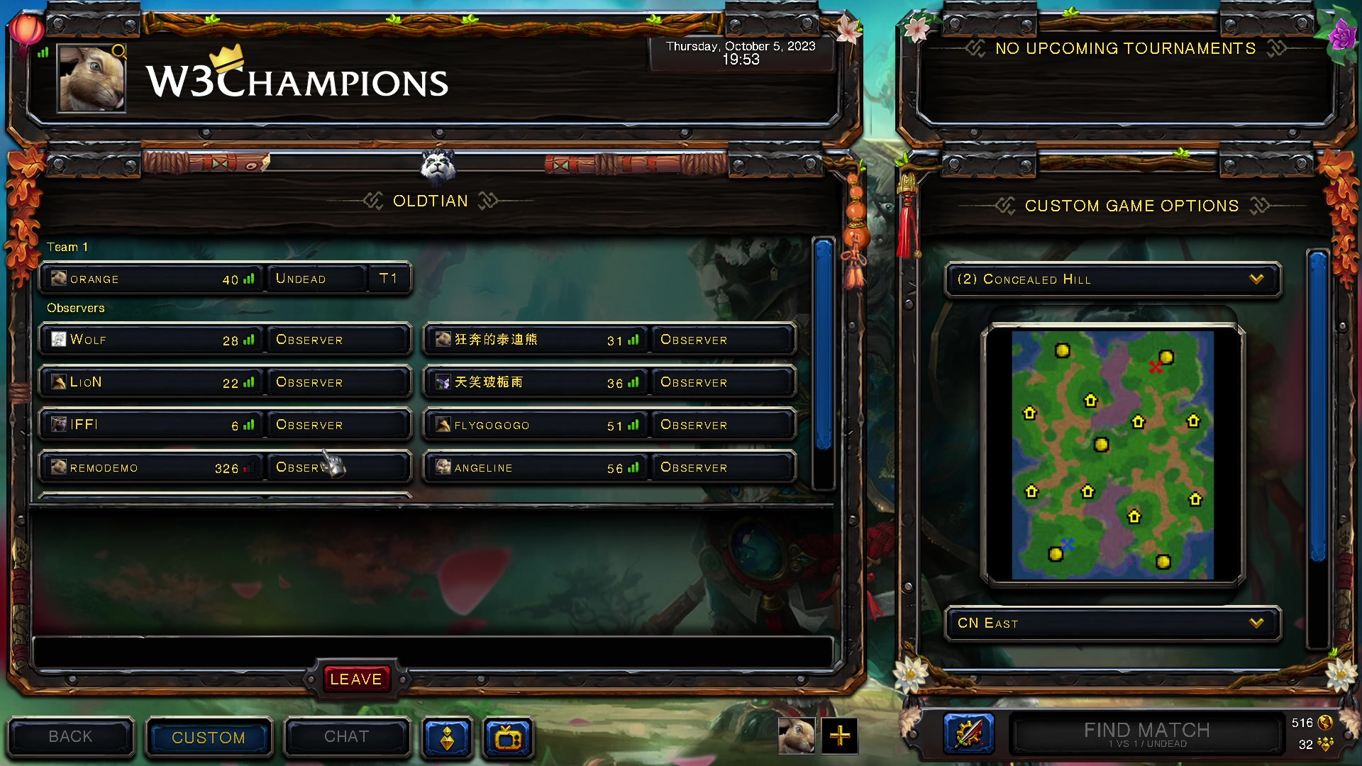 【2023-10-05 19点场】iameer0：【直播】7点小天cup