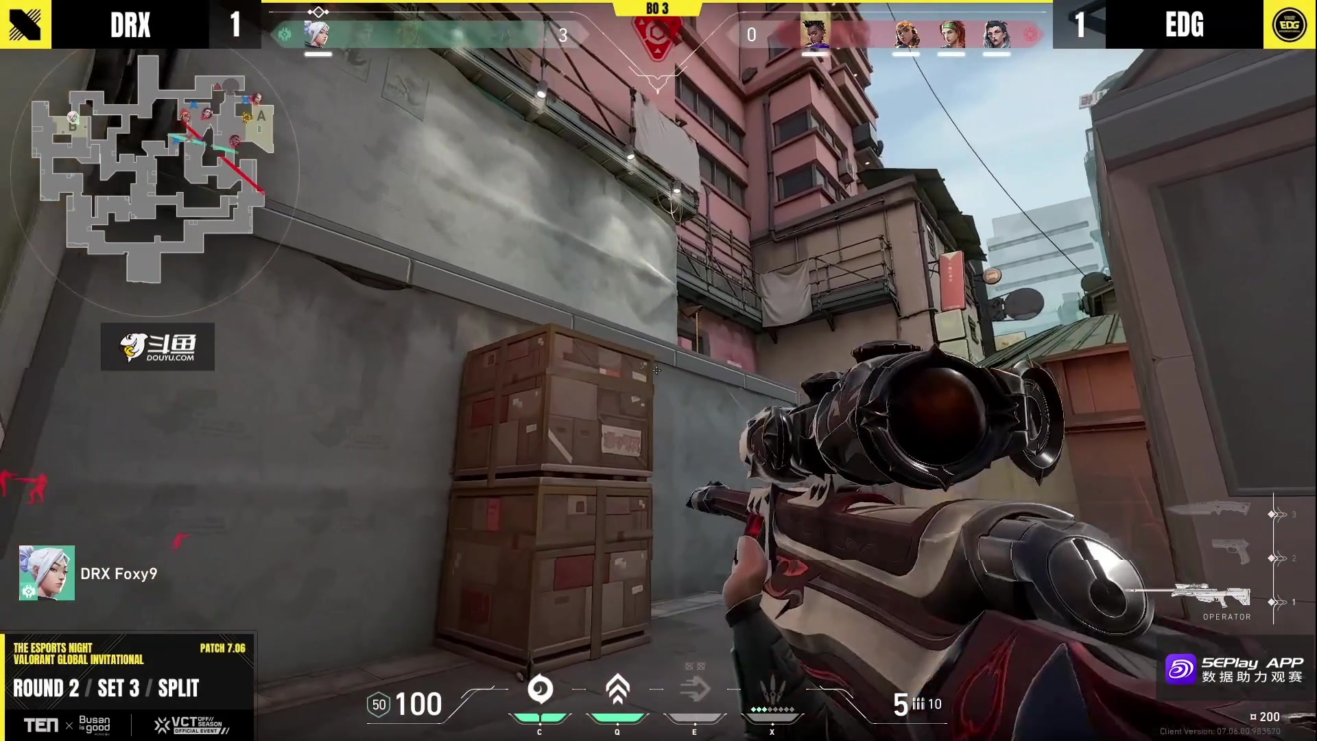 【2023-10-08 16点场】无畏契约赛事：直播|TEN C9 vs DRX bo3