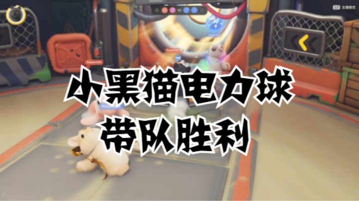 小黑猫电力球带队胜利