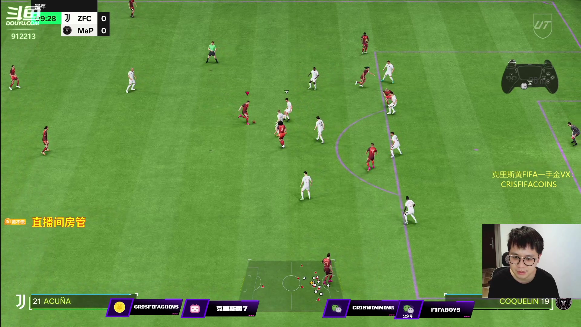 【2023-10-07 21点场】克里斯黄18：先冲20胜，7点斗鱼FC主播娱乐赛