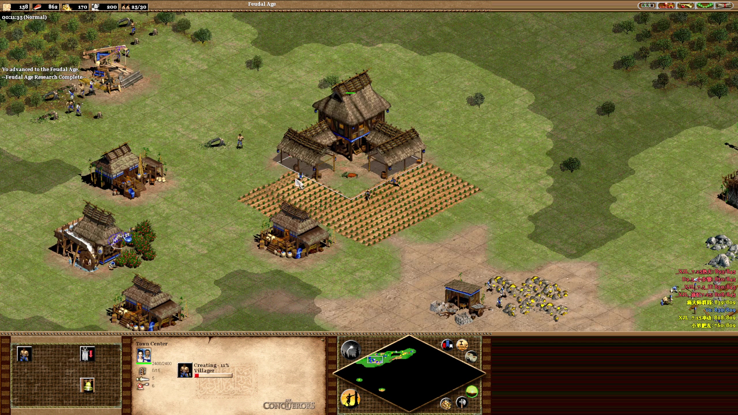 【2023-10-09 20点场】帝国时代猜火车Yo：[双倍]周一晚上8点A版表演赛