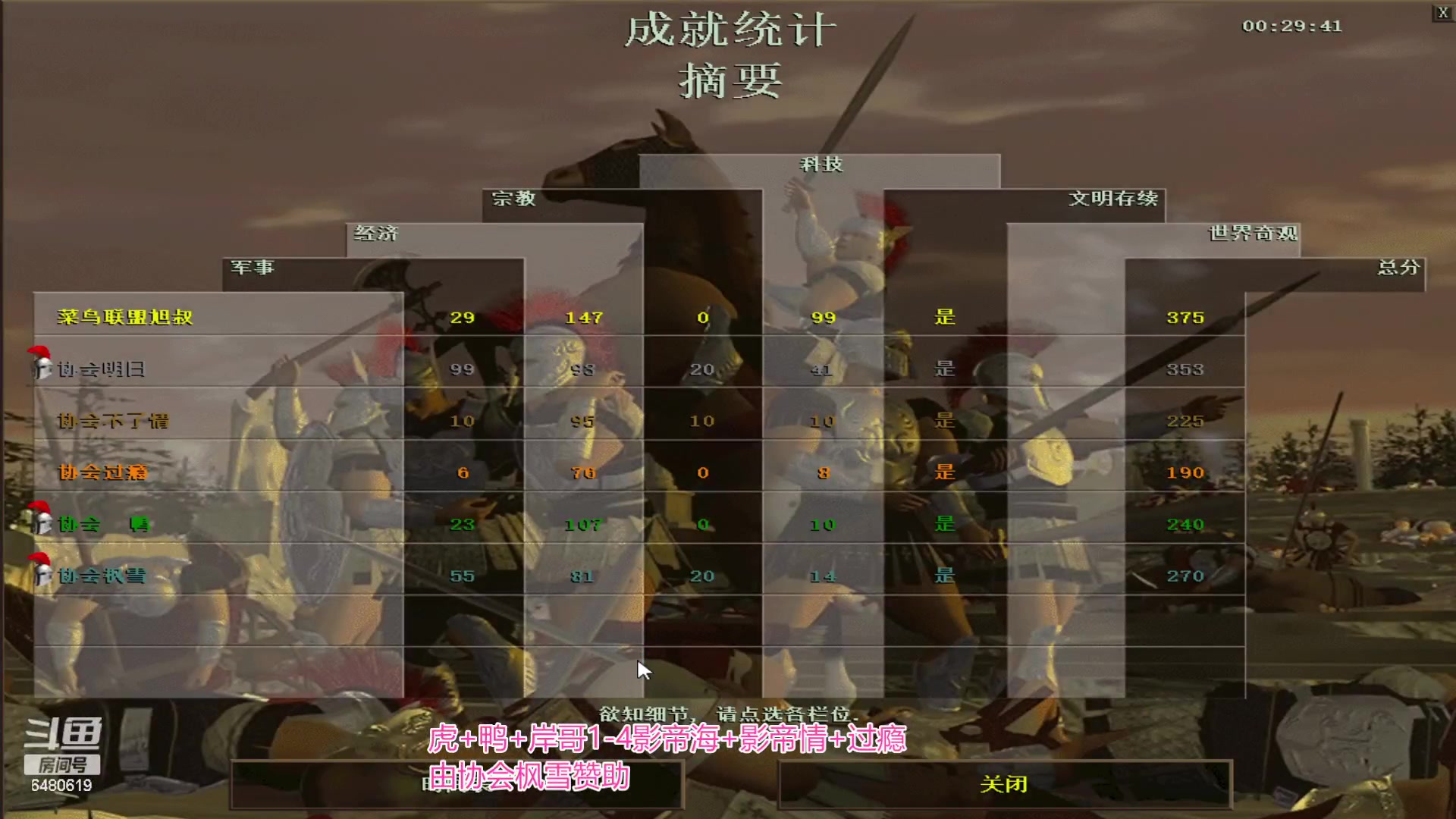 【2023-10-09 16点场】罗马协会：罗马复兴巅峰对决