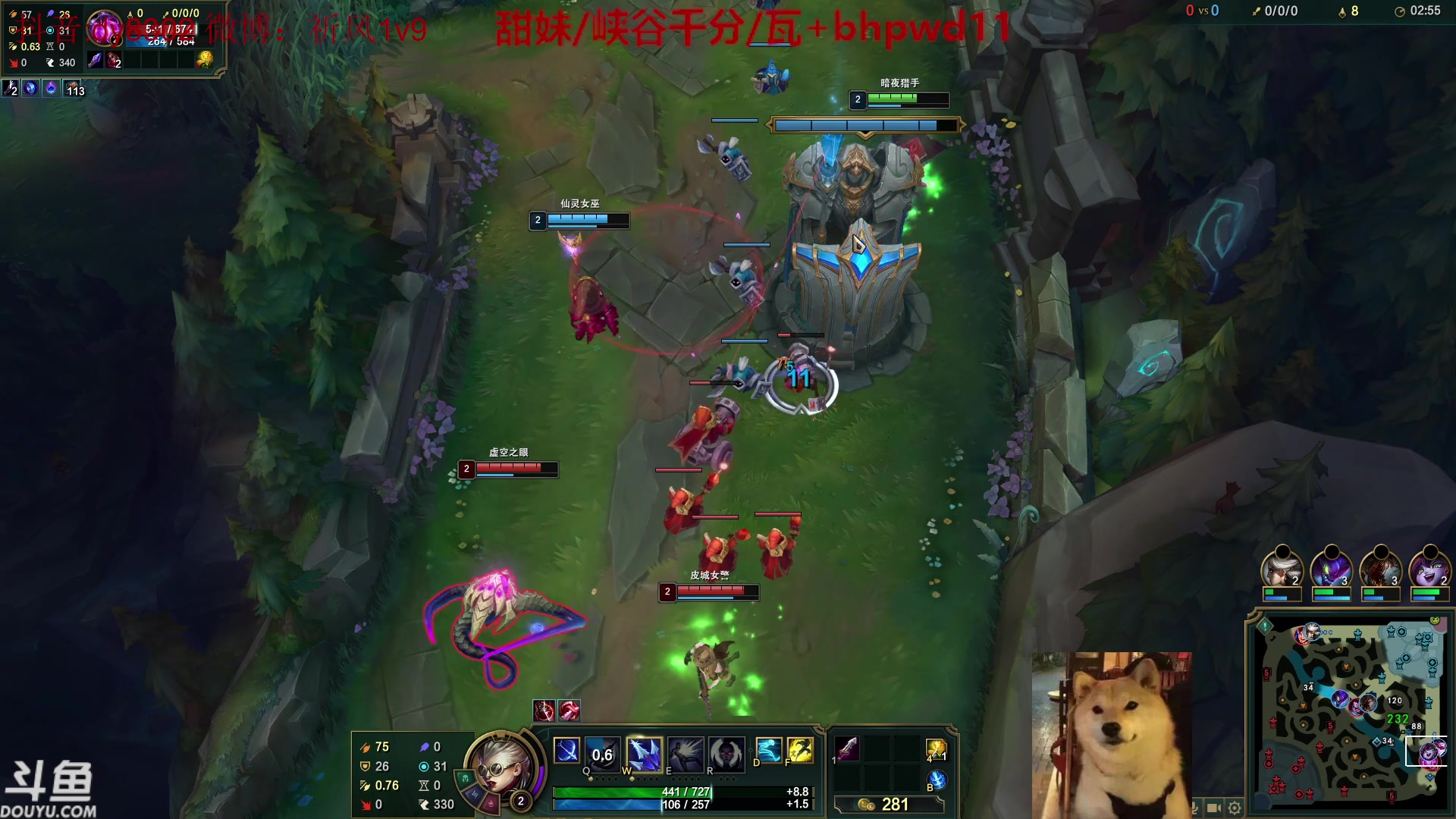【2023-10-09 23点场】祈风1v9：国服第一VN！一个打八百多个！