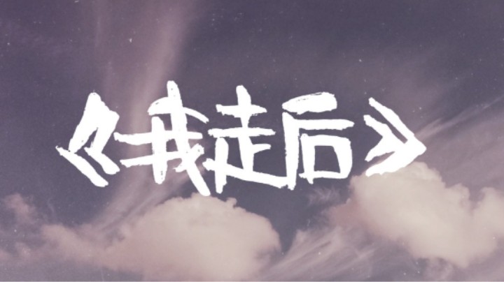 我走后
