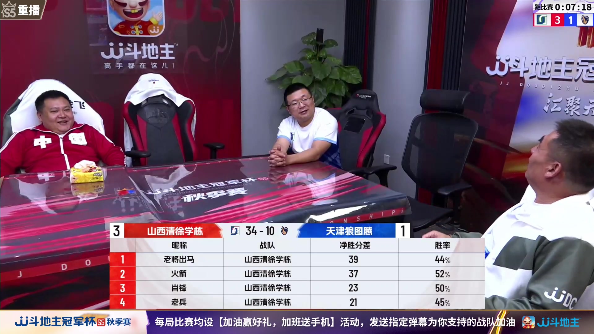 【2023-10-12 01点场】JJ斗地主官方：周四18点，星火燎原VS浪人秦