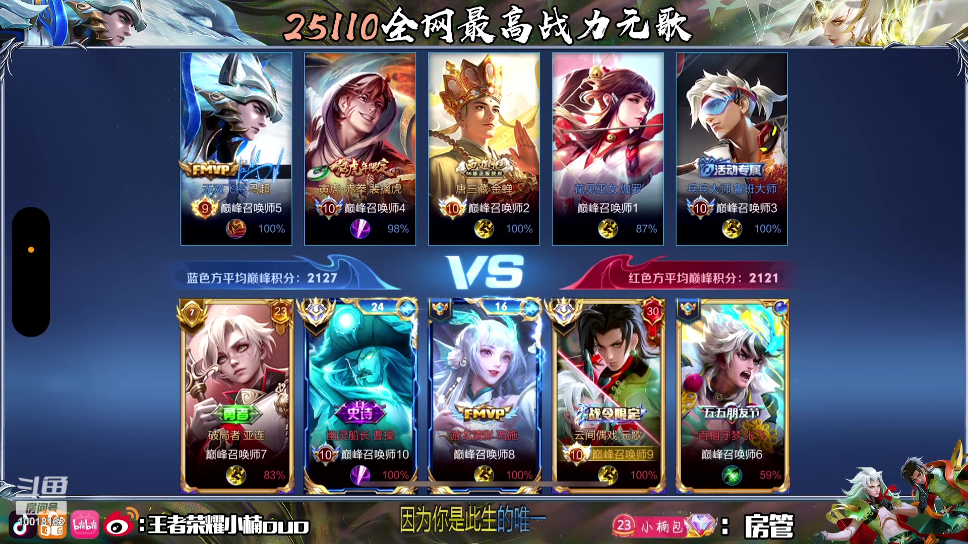 【2023-10-13 22点场】小楠ouo：自信冷静不上头