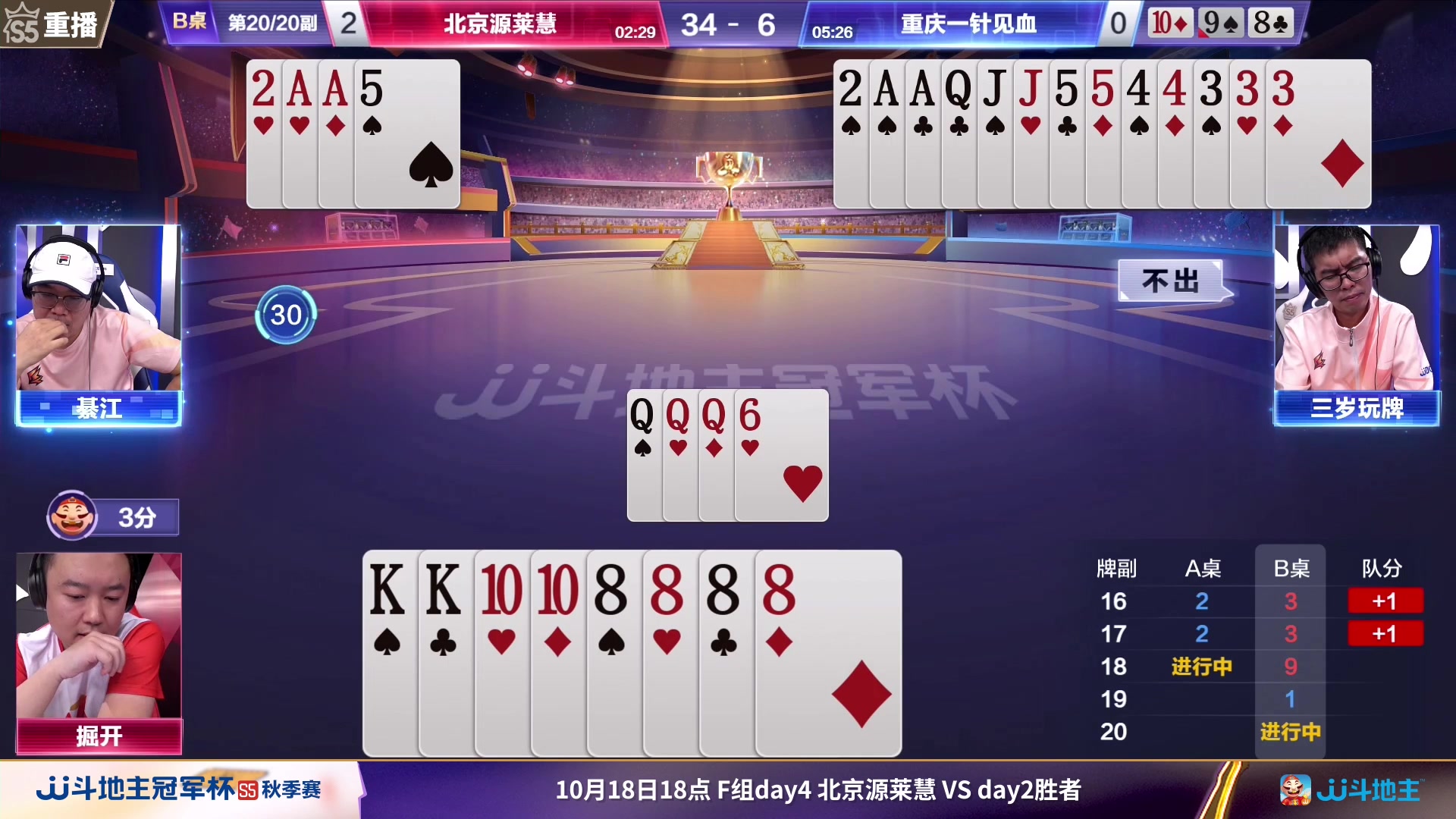 【2023-10-16 14点场】JJ斗地主官方：周一18点，好哥哥VS兄弟连