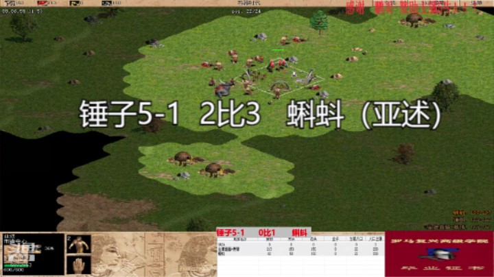 锤子5-1  2比3   蝌蚪（亚述）