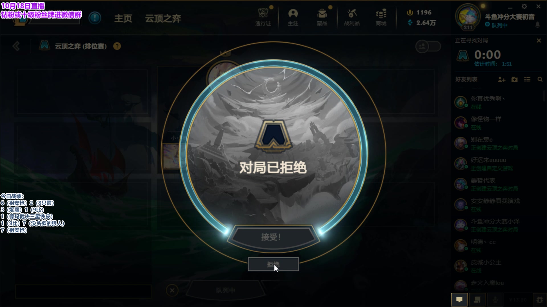 【2023-10-18 18点场】初音未来灰飞：初音：已第一冲2000分