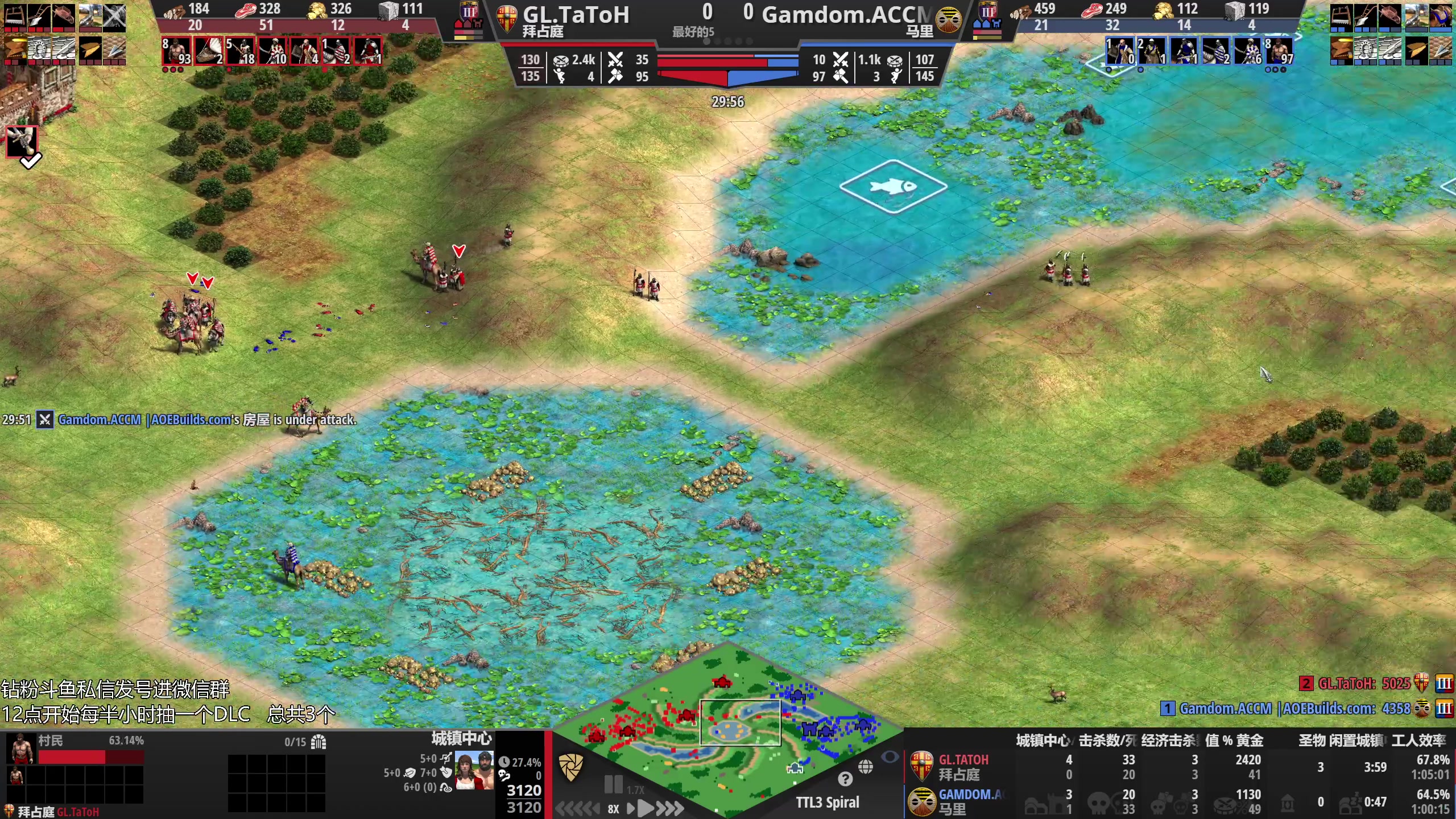 【2023-10-18 00点场】帝国时代猜火车Yo：凌晨3点黑鸭对战少年