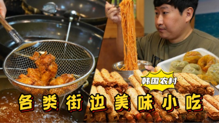 享用鱼饼、饺子和炸鸡等街边美食，口感丰富，多种口味吃到爽！