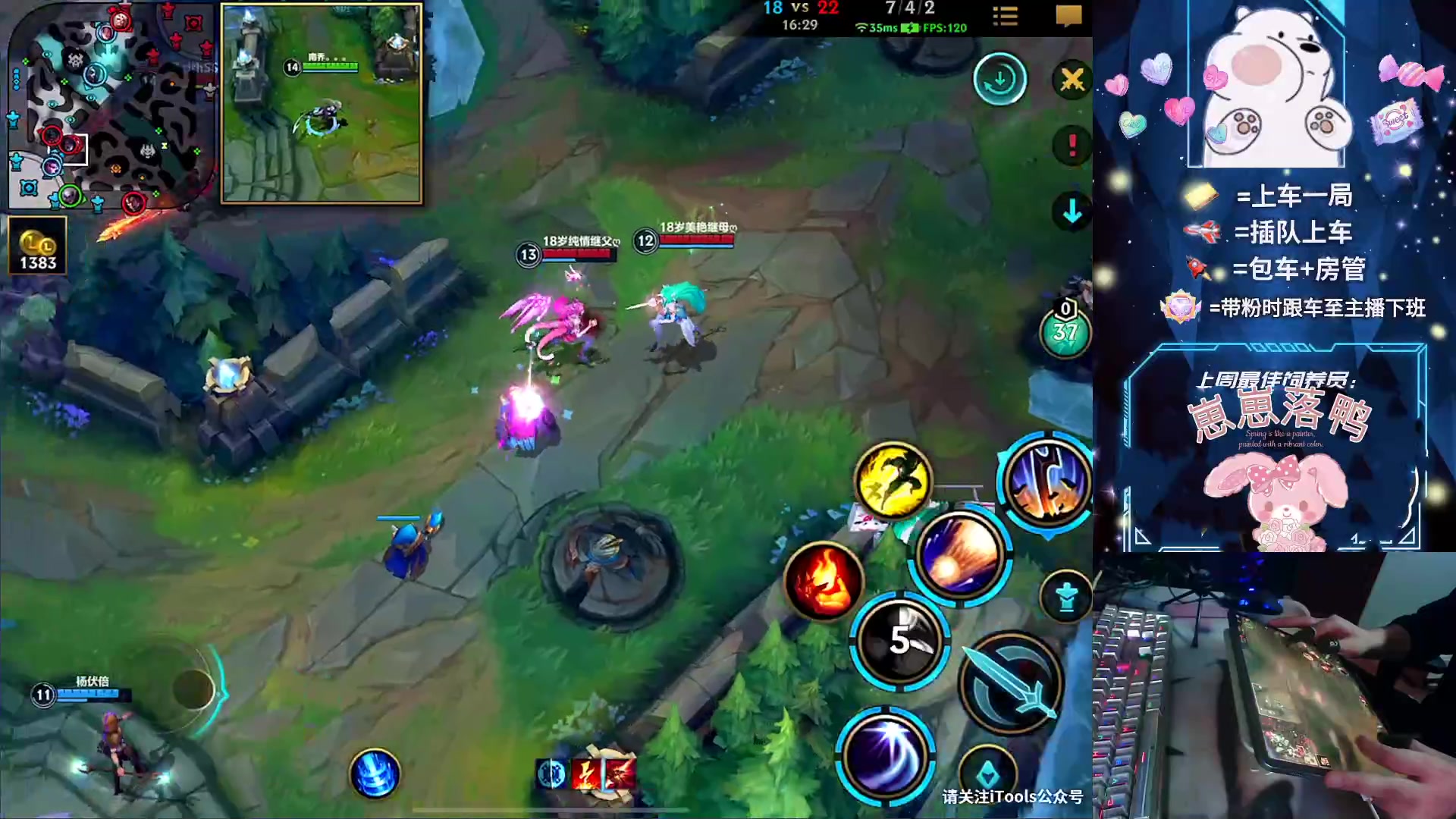 【2023-10-19 16点场】耿枫QUQ：火热带粉 有位 可帮打~~