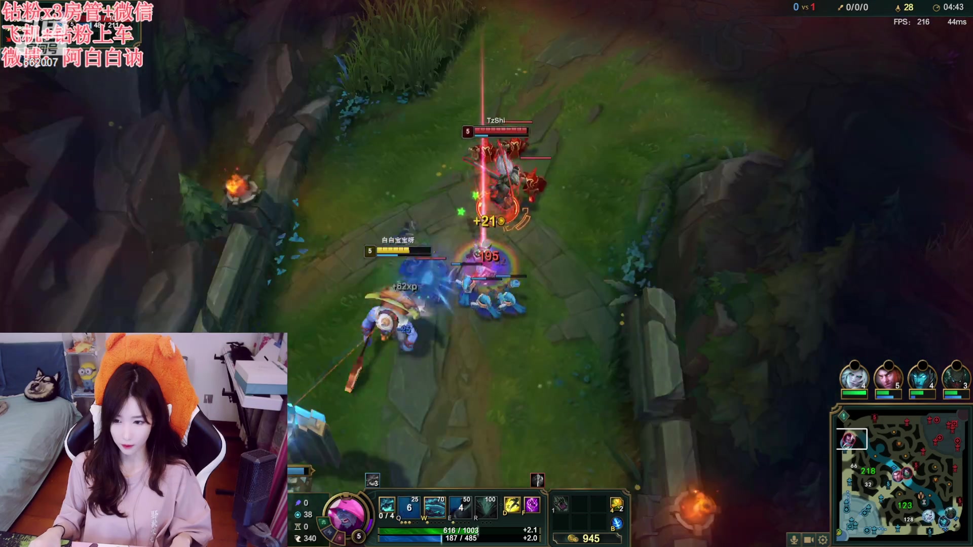 【2023-10-20 20点场】白菇凉：阿白白：艾欧尼亚有车位哟