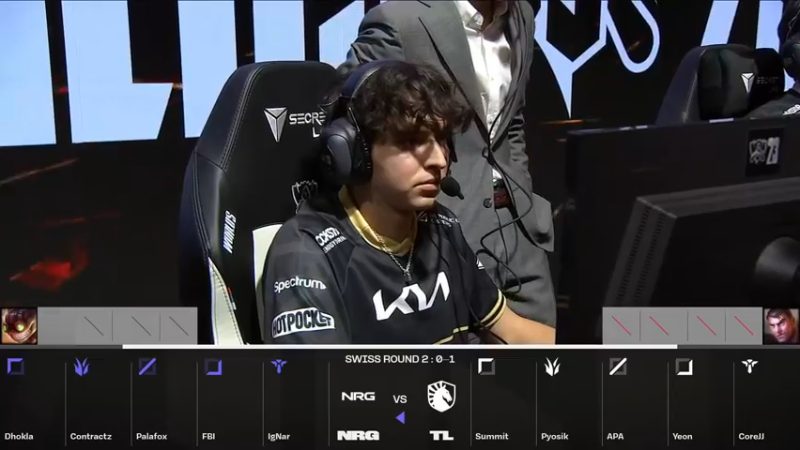 英雄联盟S13全球总决赛瑞士轮 TL VS NRG