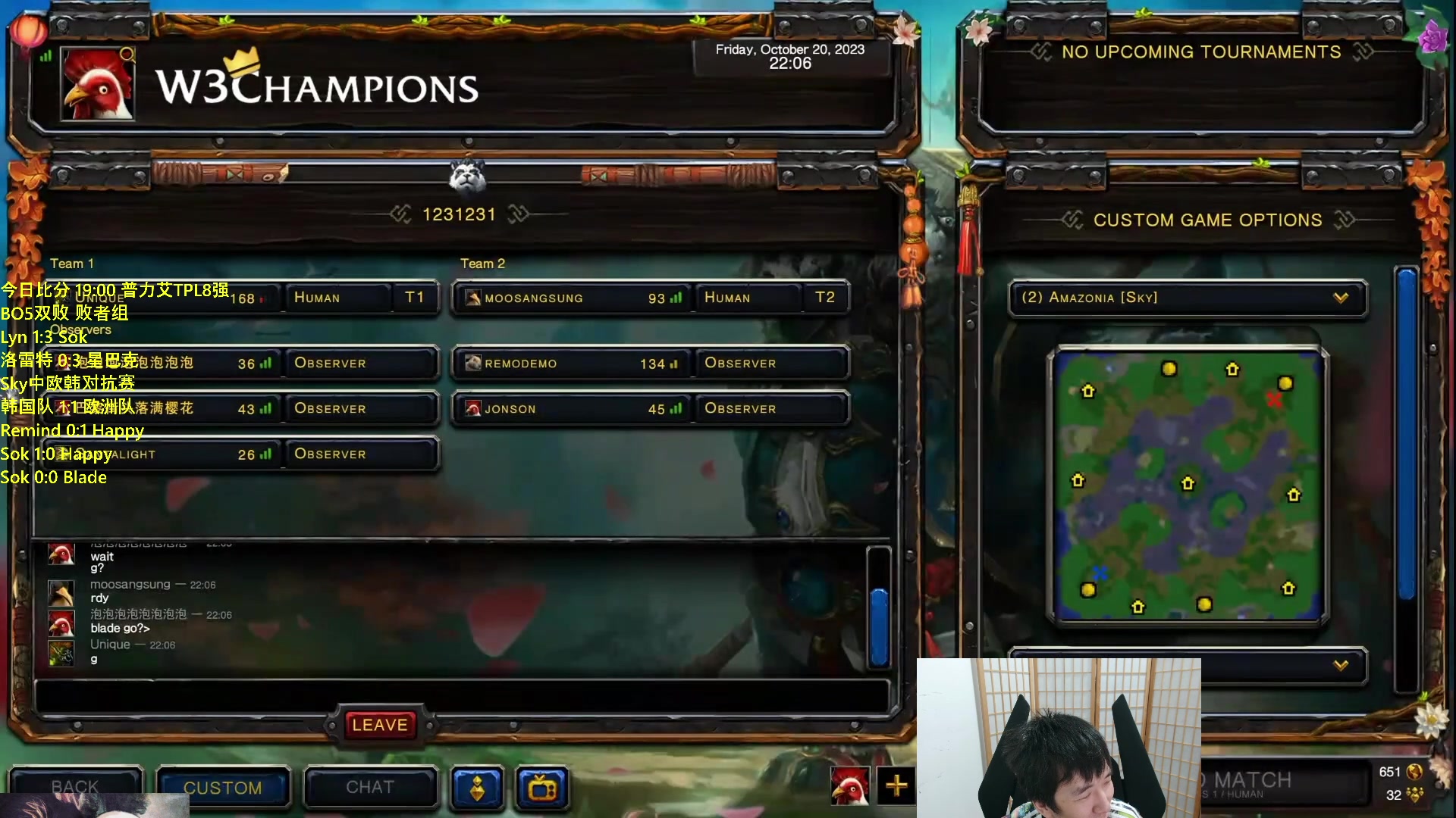 【2023-10-20 21点场】Infi小王：【直播】18:00开播 TPL败者组