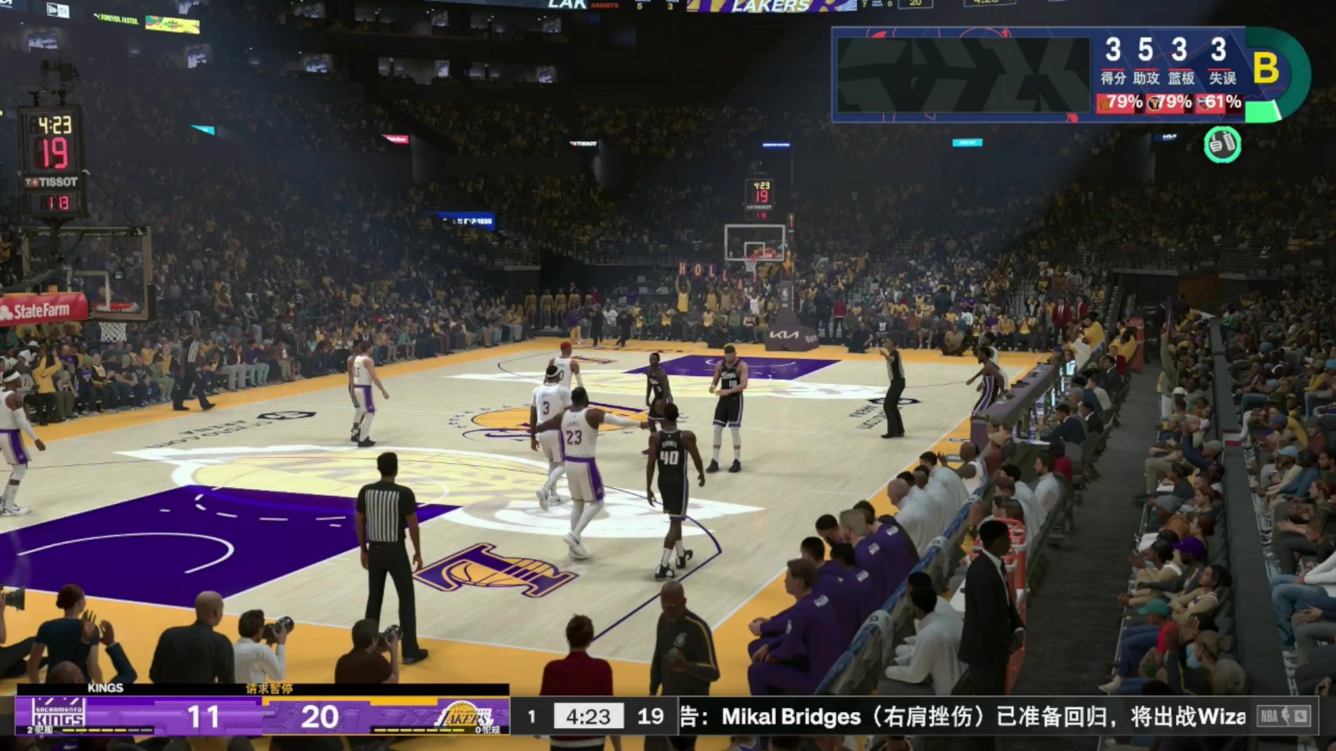 【2023-10-14 22点场】young_R：NBA2K24 只会助攻的傻大个