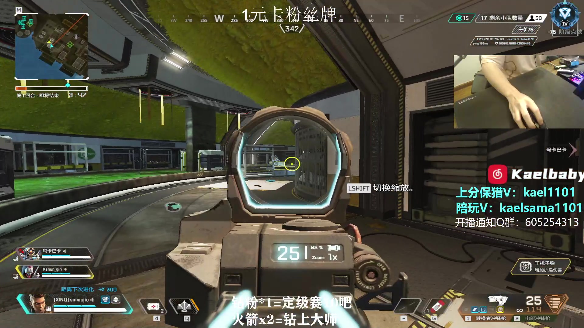 【2023-10-22 04点场】YW三冰卡尔：【卡尔】单排猎杀 1元卡牌子！