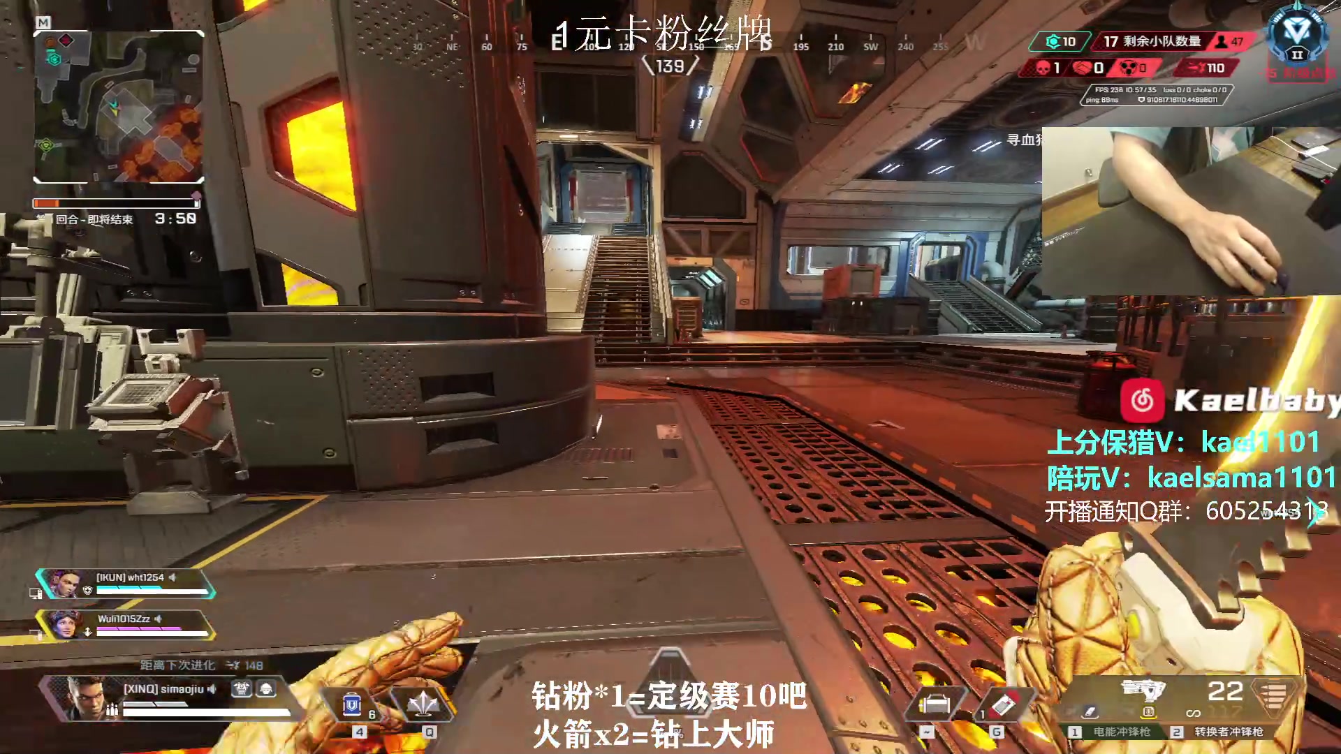 【2023-10-23 04点场】YW三冰卡尔：【卡尔】单排猎杀 1元卡牌子！