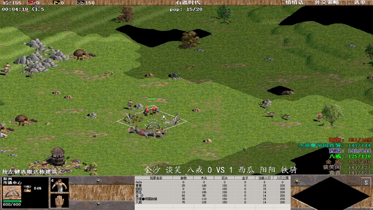 金沙 谈笑 八戒 3 VS 1 西瓜 阳阳 铁骑