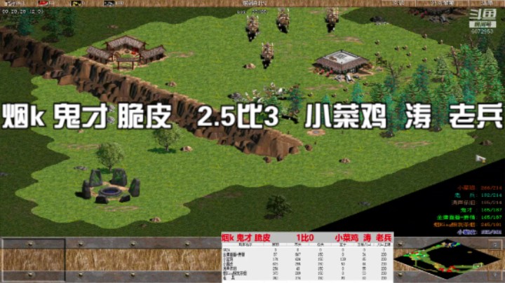 烟k 鬼才 脆皮   2.5比3   小菜鸡  涛  老兵