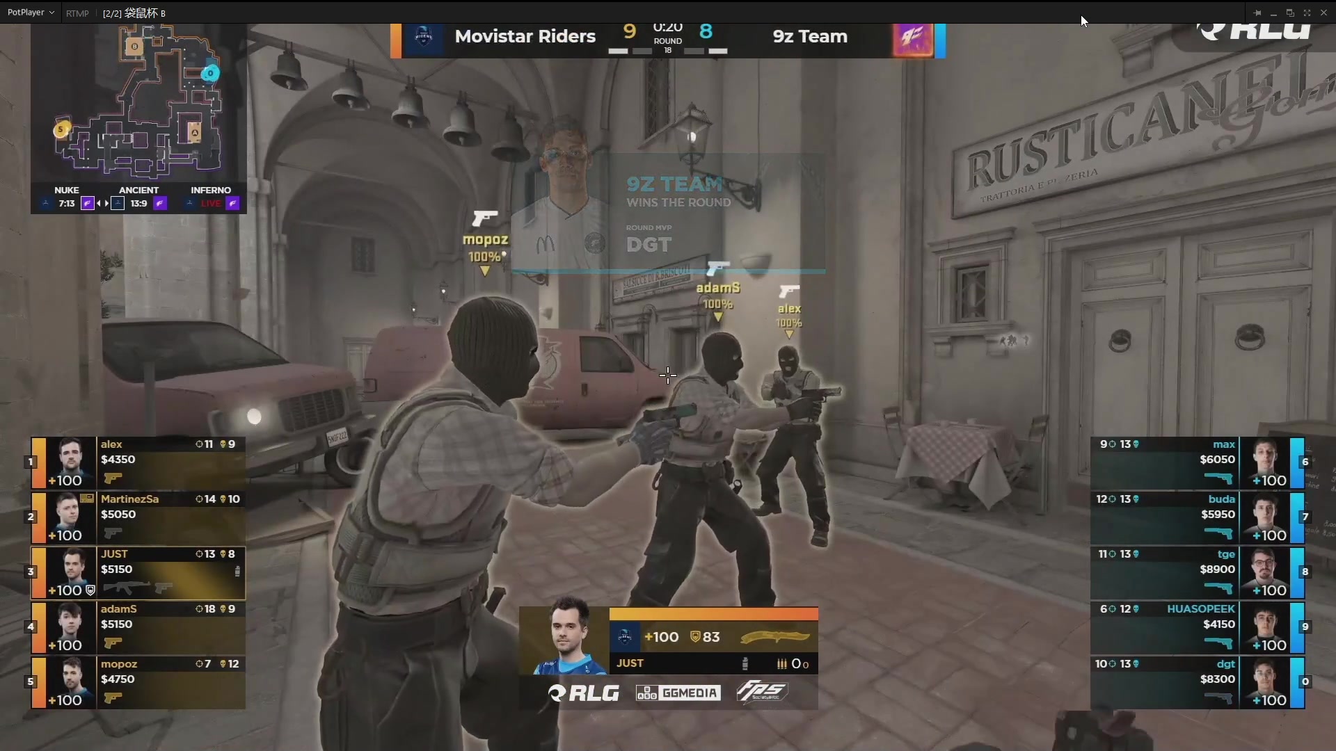 【2023-10-25 22点场】CSGO百岁三：袋鼠杯 VP vs Spirit