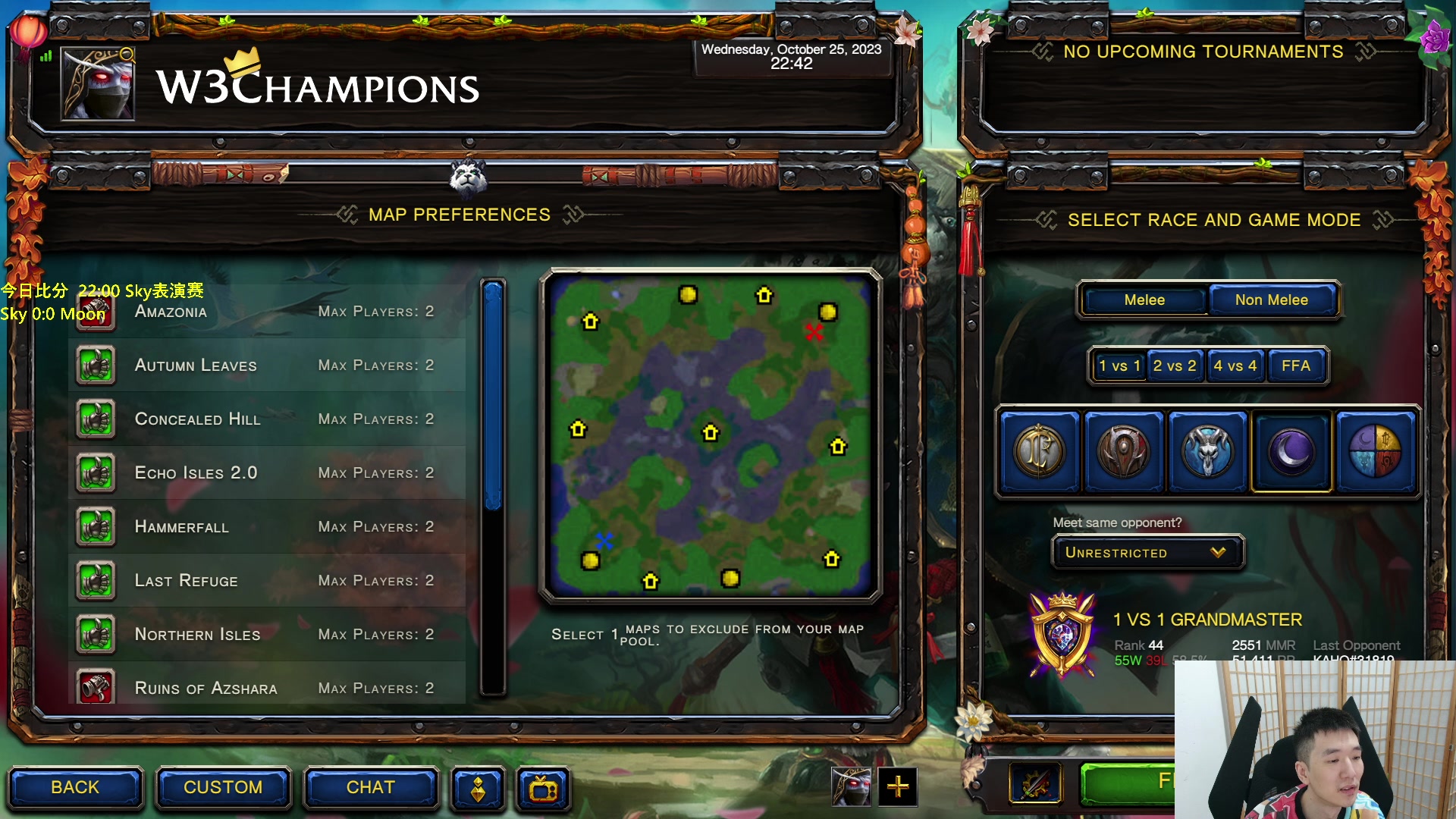 【2023-10-25 22点场】Infi小王：【直播】18:00开播 无赛日轰海！