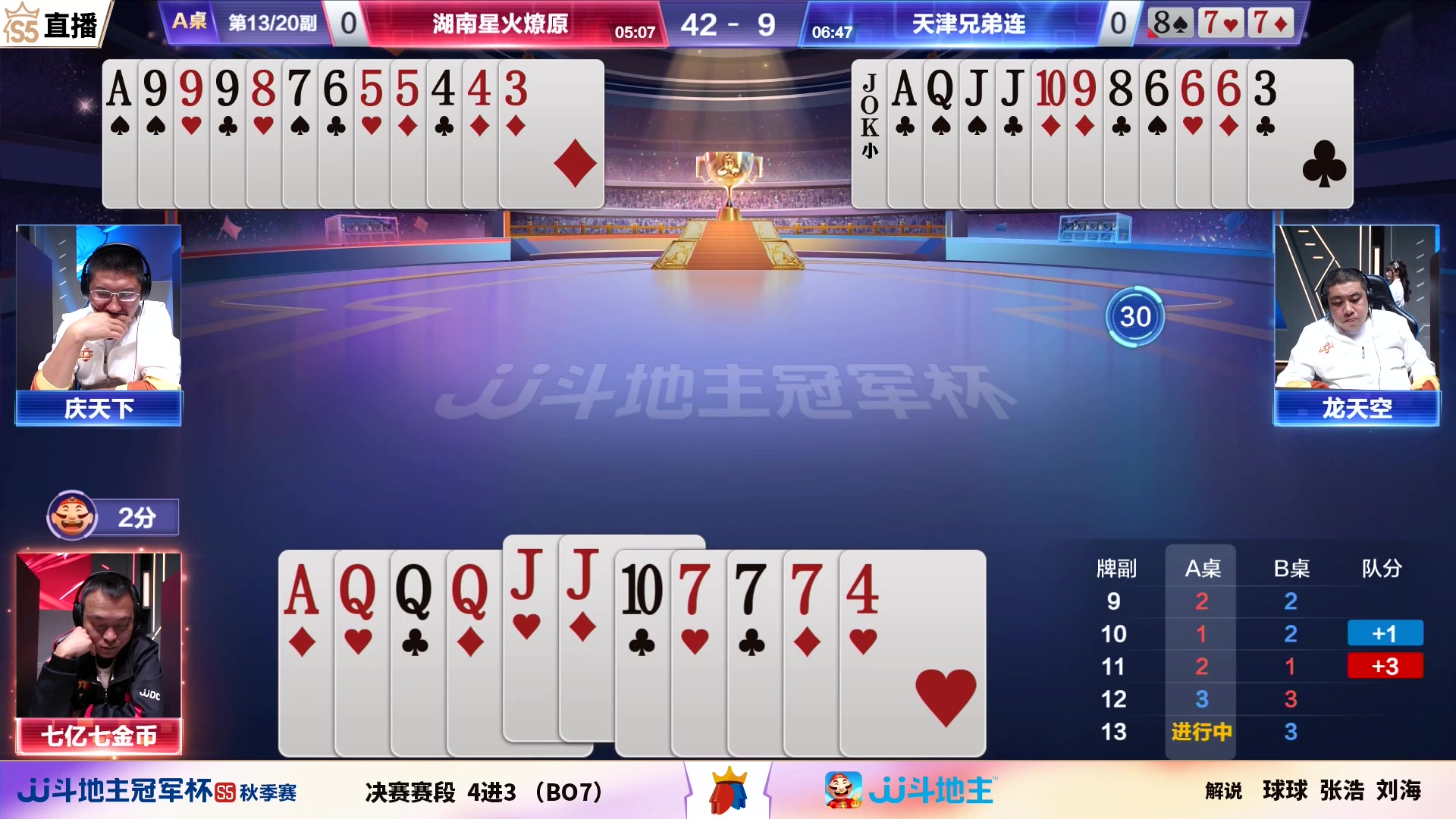 【2023-10-26 17点场】JJ斗地主官方：【观赛赢金条】斗地主秋季赛直播中