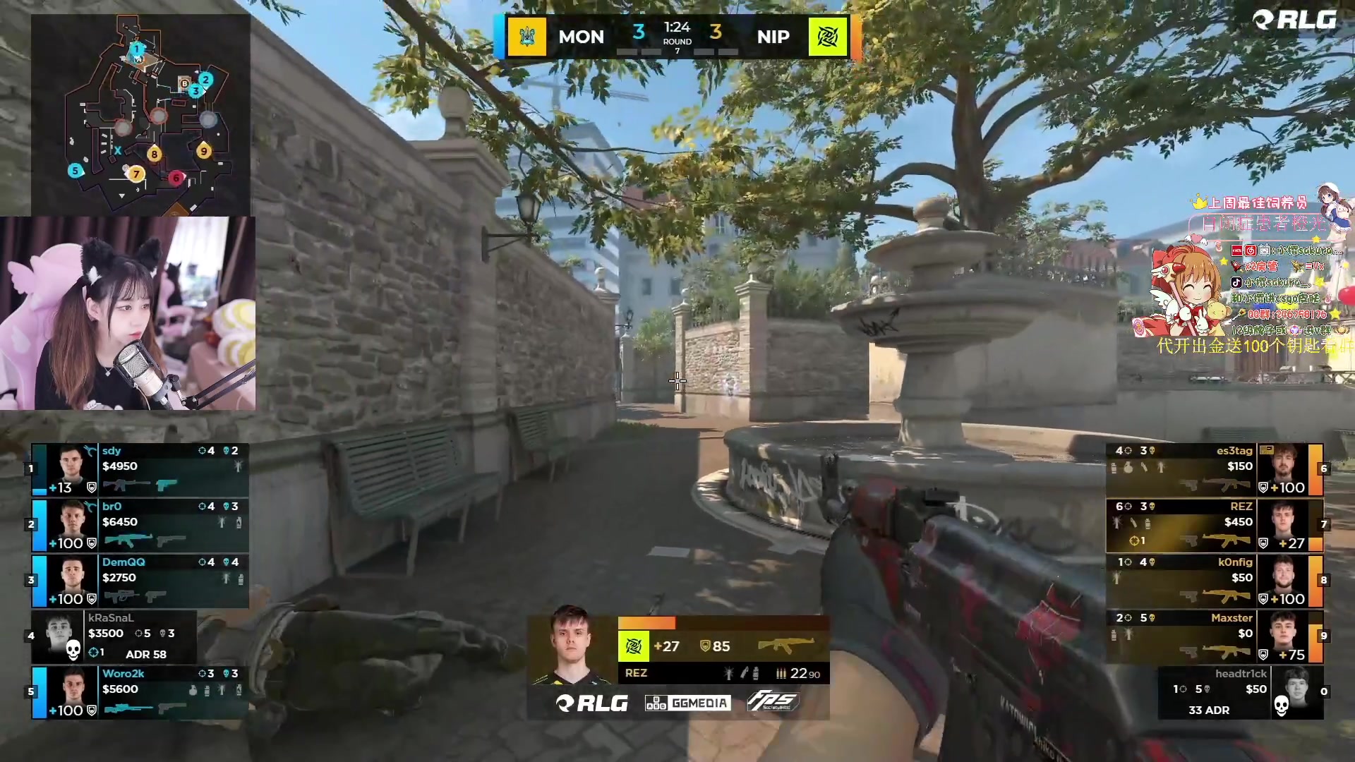 【2023-10-28 20点场】小樱sakura灬：【双倍】MONT VS NIP