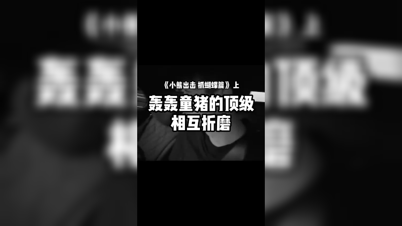 轰轰仔童猪的相互折磨《小熊出击 抓蝴蝶篇》 上