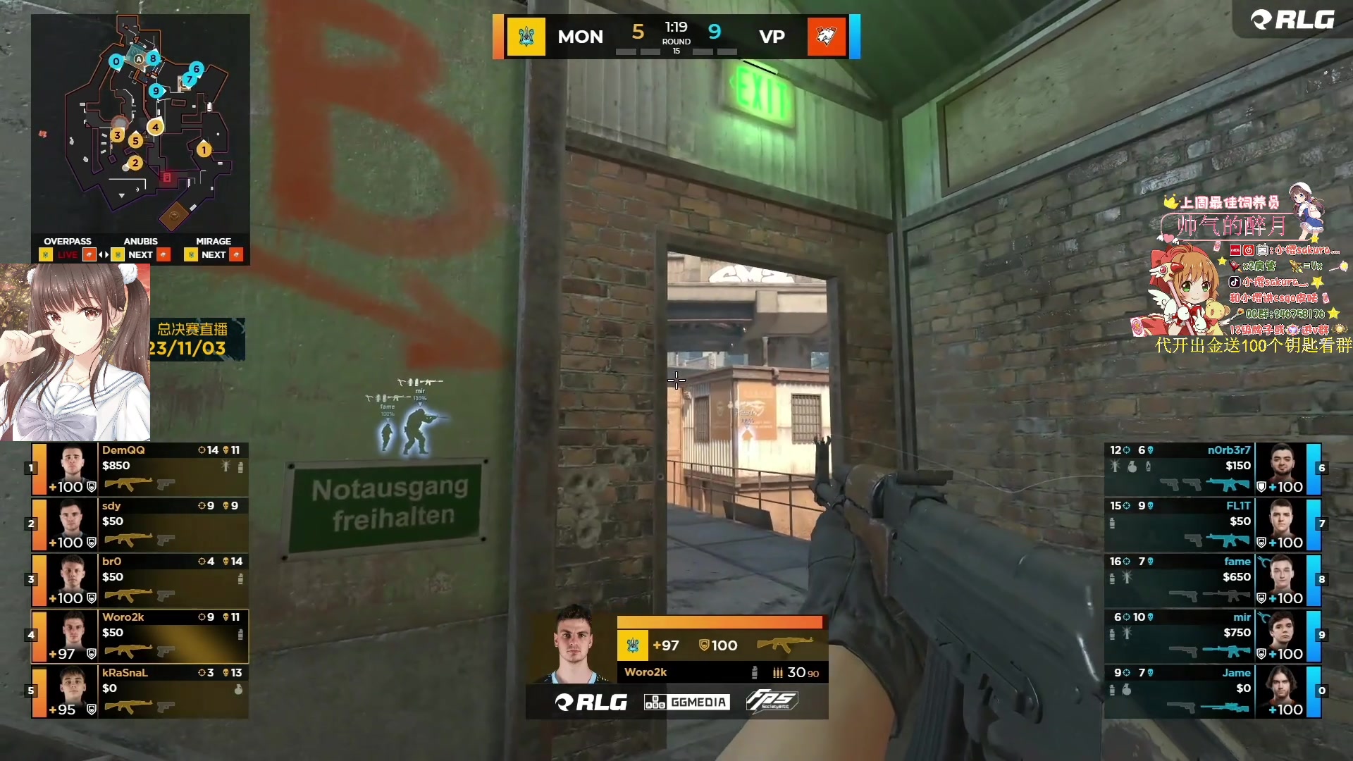 【2023-11-03 00点场】小樱sakura灬：【小樱】袋鼠杯决赛VP VS MONTE