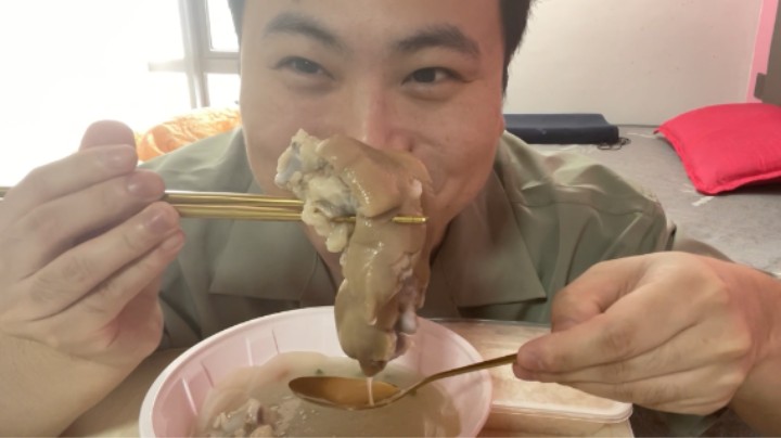 第一次点蹄花汤！超人JAX生活记录132