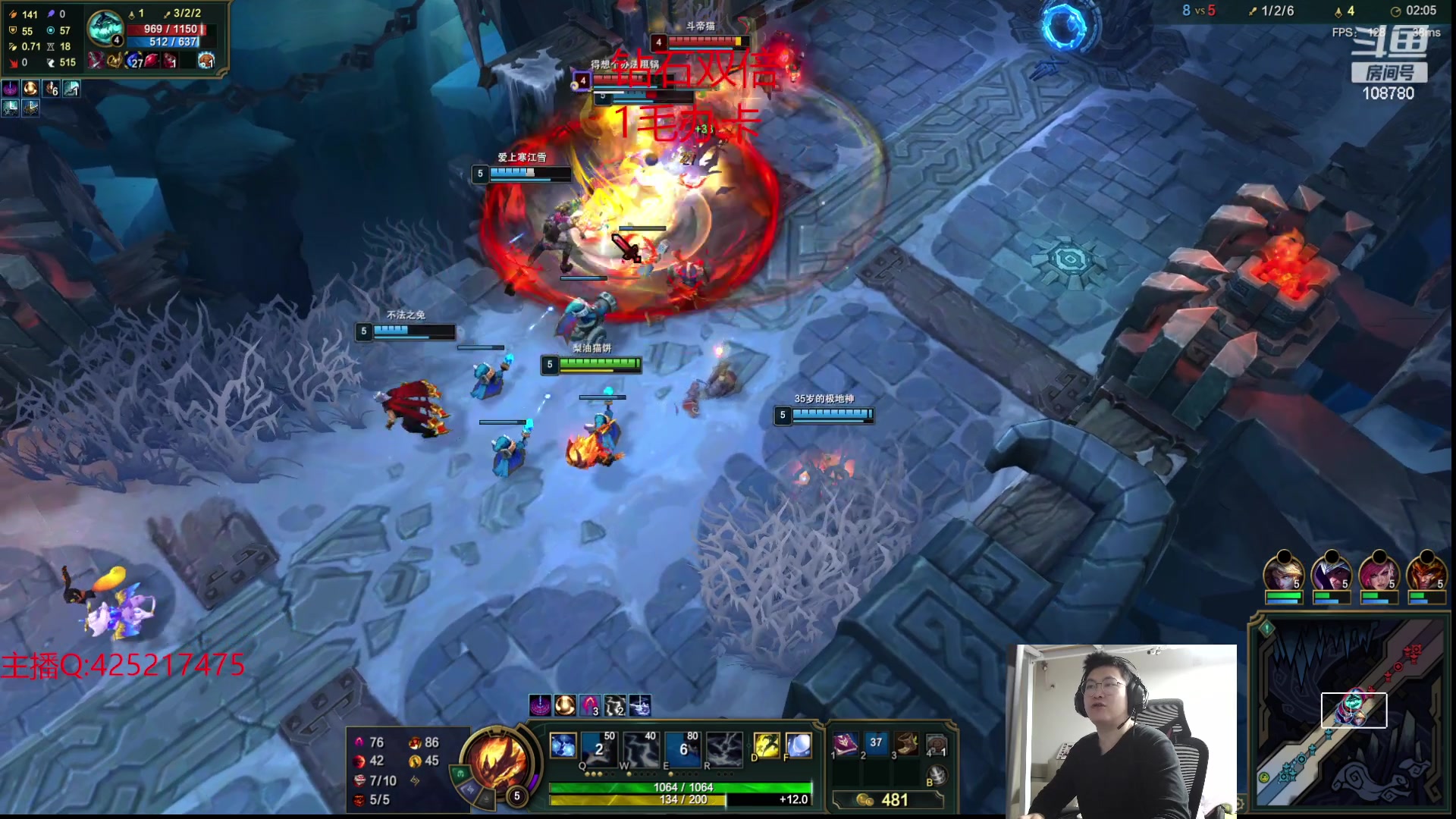 【2023-11-05 00点场】兮饭锐雯：我乱斗狂少！