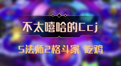 【不太嘻哈的Ccj】5法师2格斗家 吃鸡