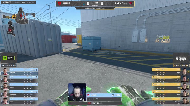 2023 CAC亚洲邀请赛 FaZe vs MOUZ BO3 第二局