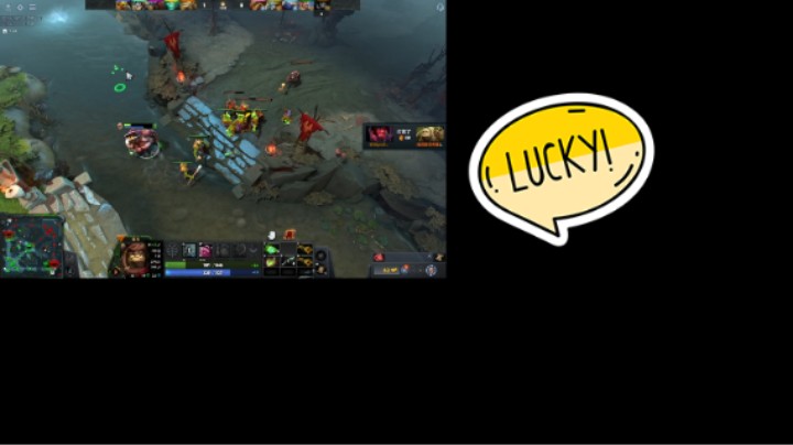 美滋滋活久见DOTA2中单屠夫帕吉遇见五号位骷髅王冥魂大帝以为要跪，结果对面中单毒狗暗影恶魔登场毫无作用直接放弃了对面哈哈哈