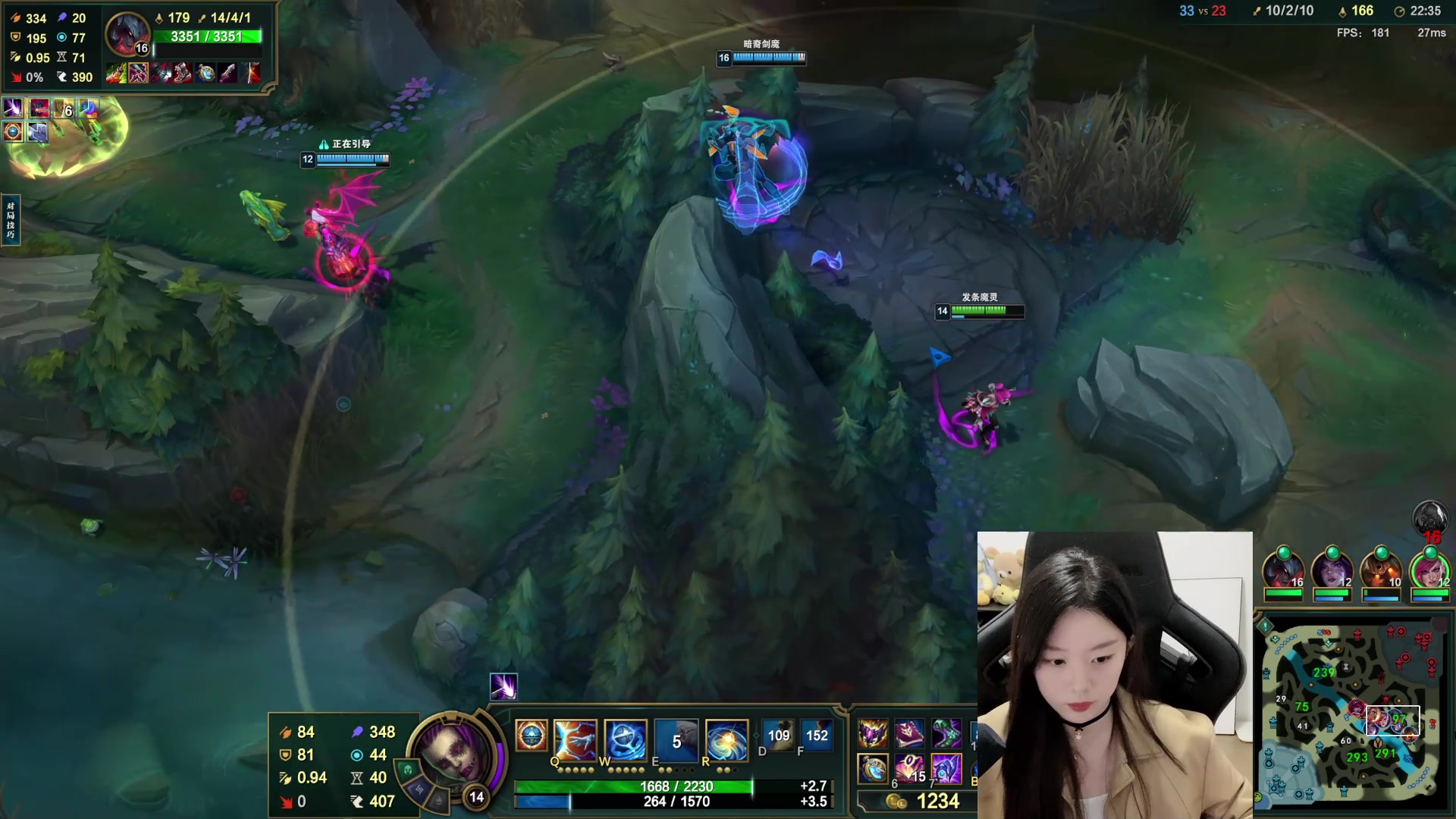 【2023-11-10 21点场】她打了个嗝儿：全网最凶奥利安娜排位日记