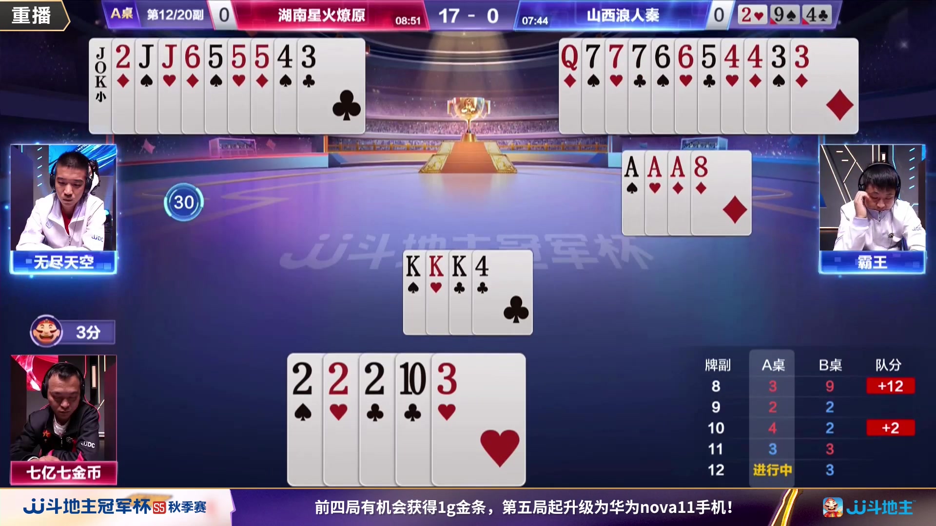 【2023-11-10 22点场】JJ斗地主官方：周六18点，S5总决赛开赛！