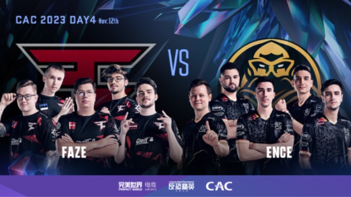 2023 CAC亚洲邀请赛 FaZe vs ENCE BO3 第二局