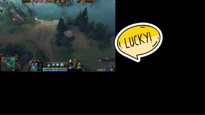 美滋滋DOTA2五号位巫妖躺赢，对线崩了直接，结果对线后直接把对面干崩了哈哈哈