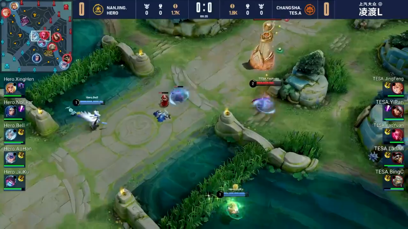 中国南京Hero久竞 VS 中国长沙TES.A第1局-世界冠军杯常规赛