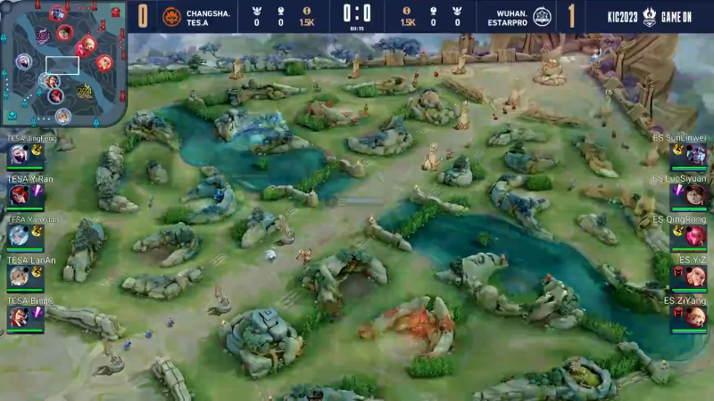 中国武汉eStarPro VS 中国长沙TES.A第2局-世界冠军杯常规赛