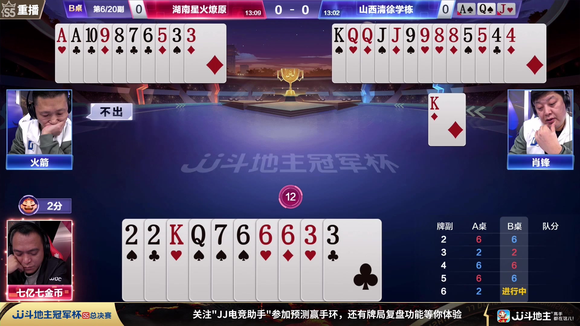 【2023-11-19 23点场】JJ斗地主官方：周一18点，源莱慧VS好哥哥