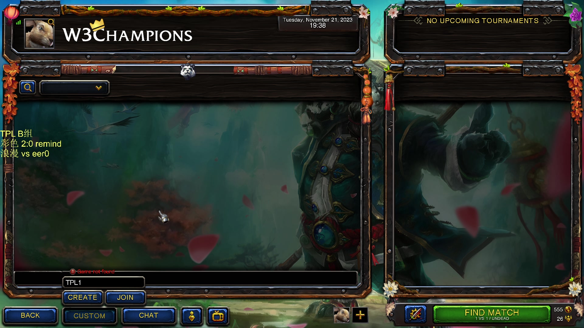 【2023-11-21 19点场】iameer0：【直播】7点TPL