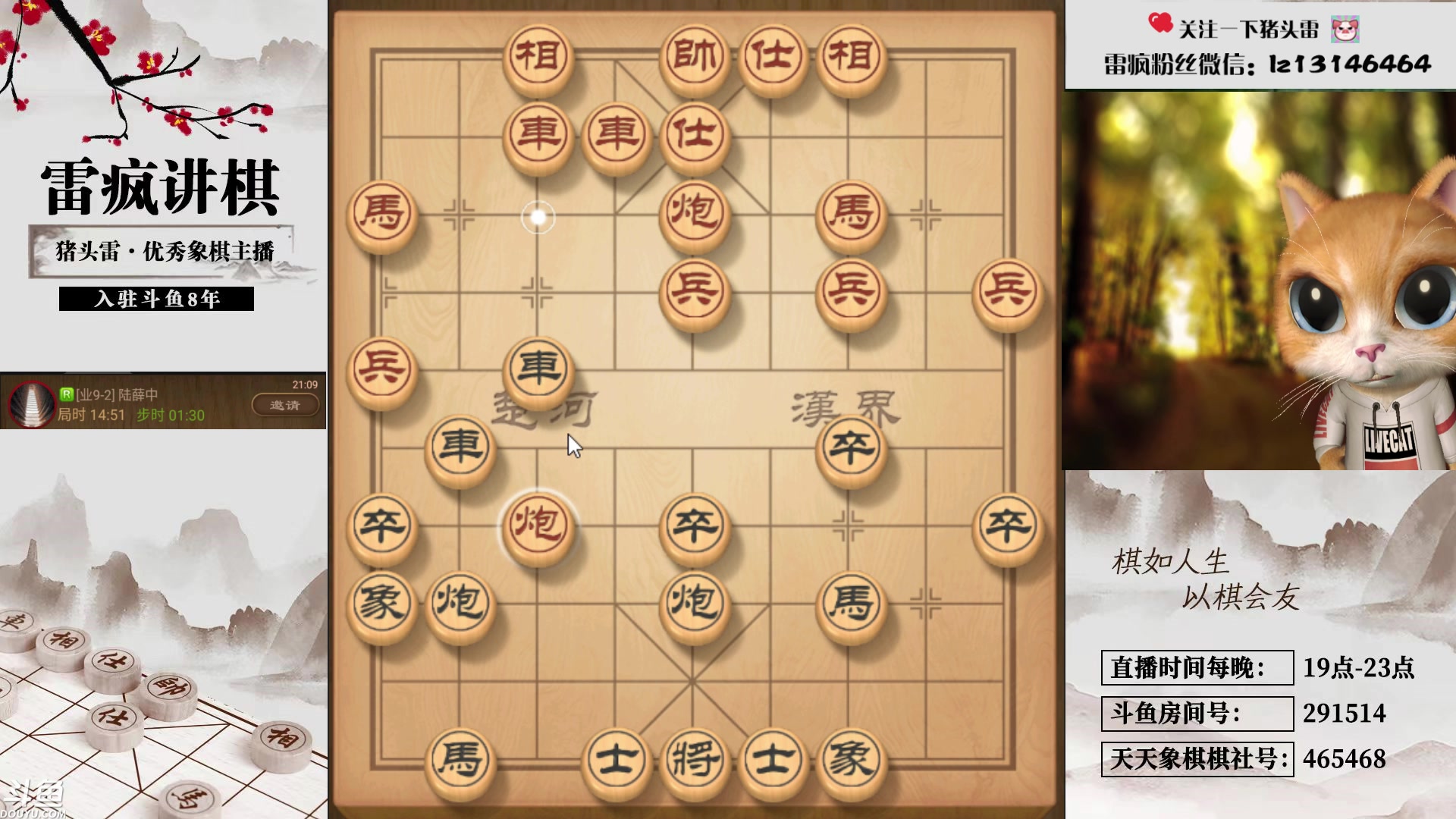 【2023-11-22 20点场】雷疯小叔：千年棋坛太逗  万年麻将充值雀神