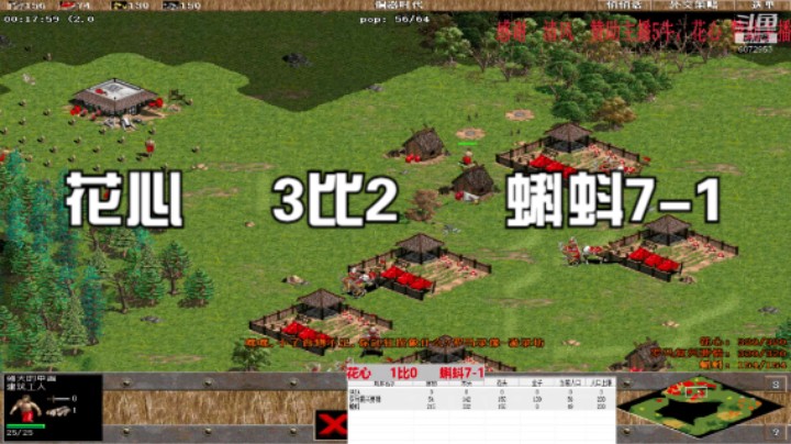 花心     3比2      蝌蚪7-1