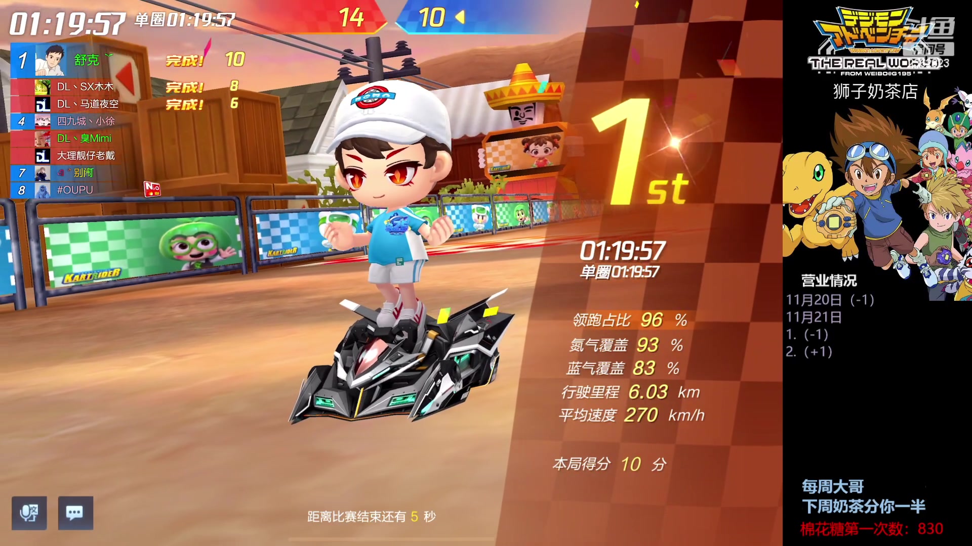 【2023-11-23 00点场】主演idol：漂移无极限，人人是主演
