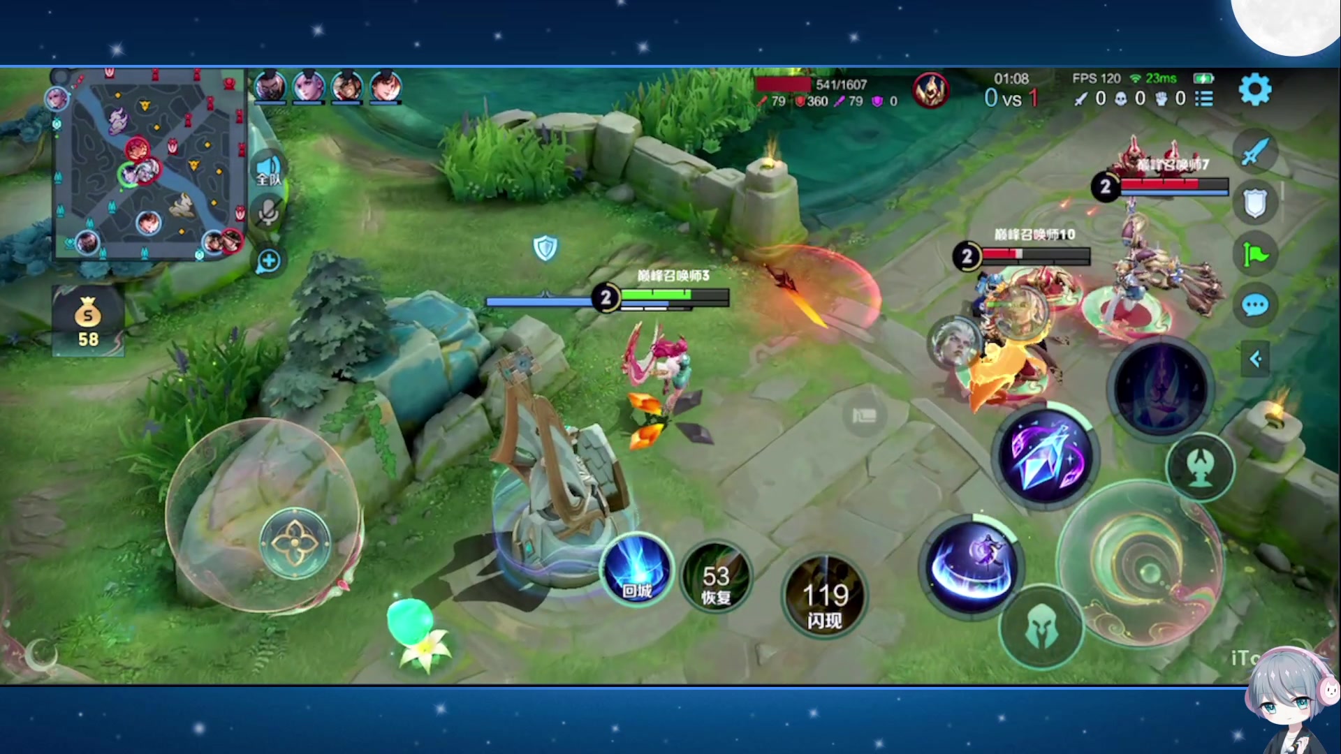 【2023-11-22 23点场】音七Simple：大家好！新主播第一次直播 紧张