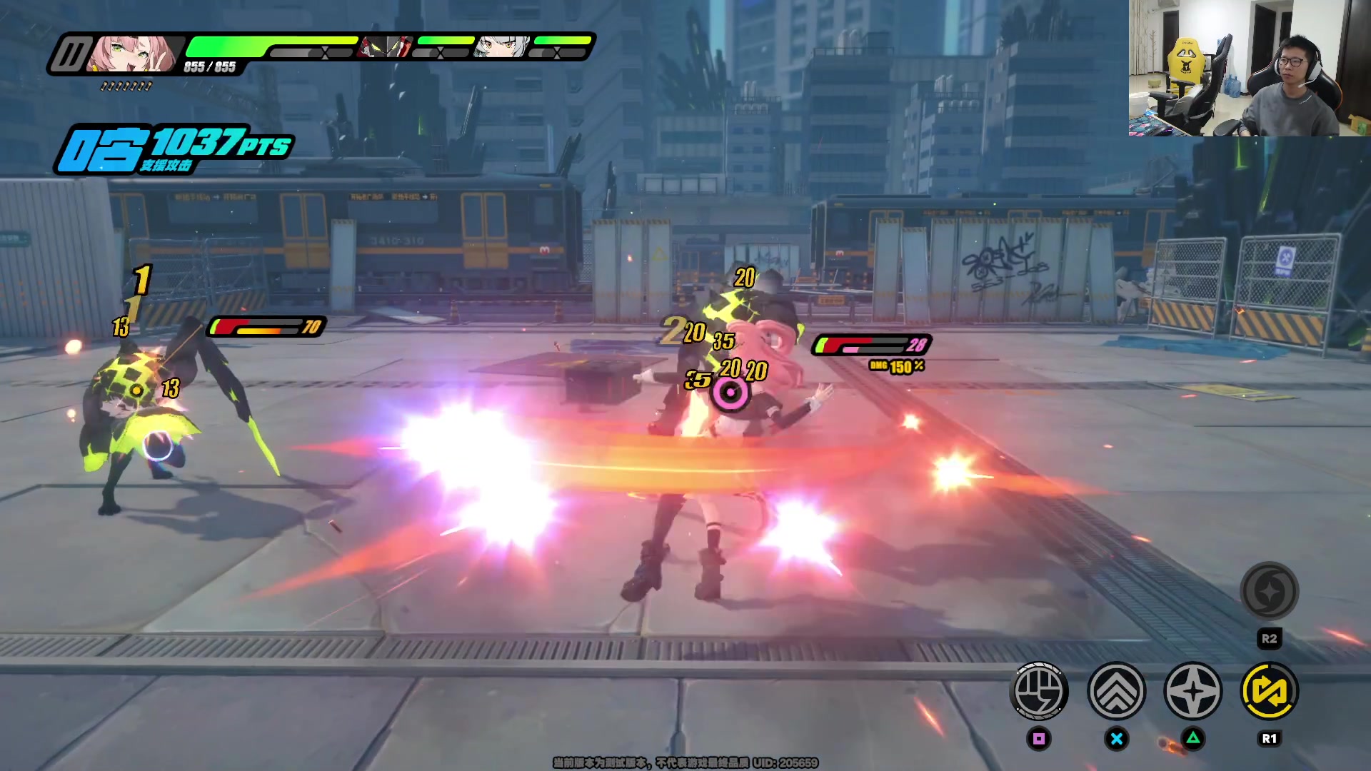 【2023-11-24 20点场】余小C真的很强：余小C：街霸6 M1600分开冲！