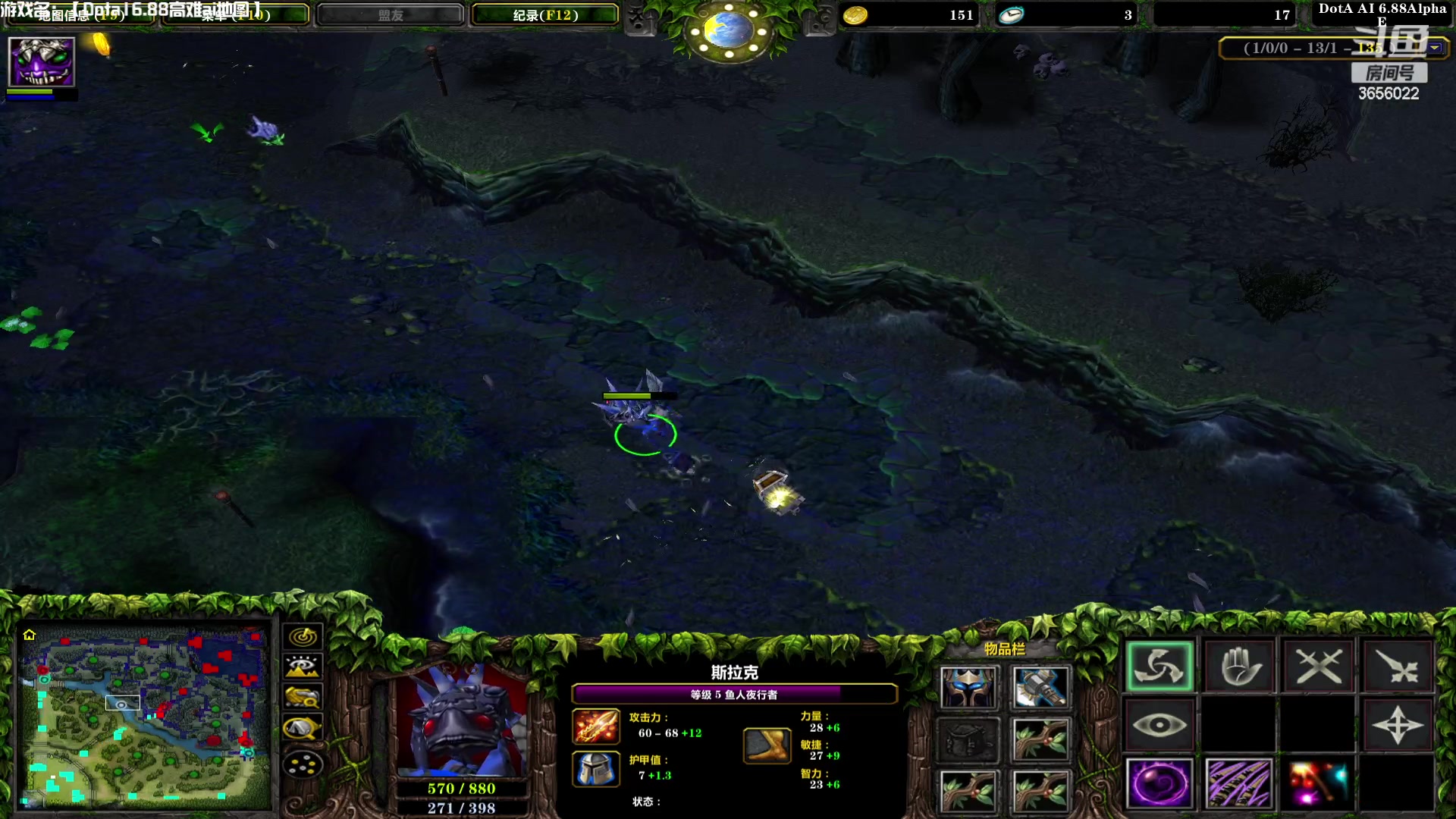 【2023-11-25 18点场】元気查克拉：【Dota1高难ai地图】查克拉の日常