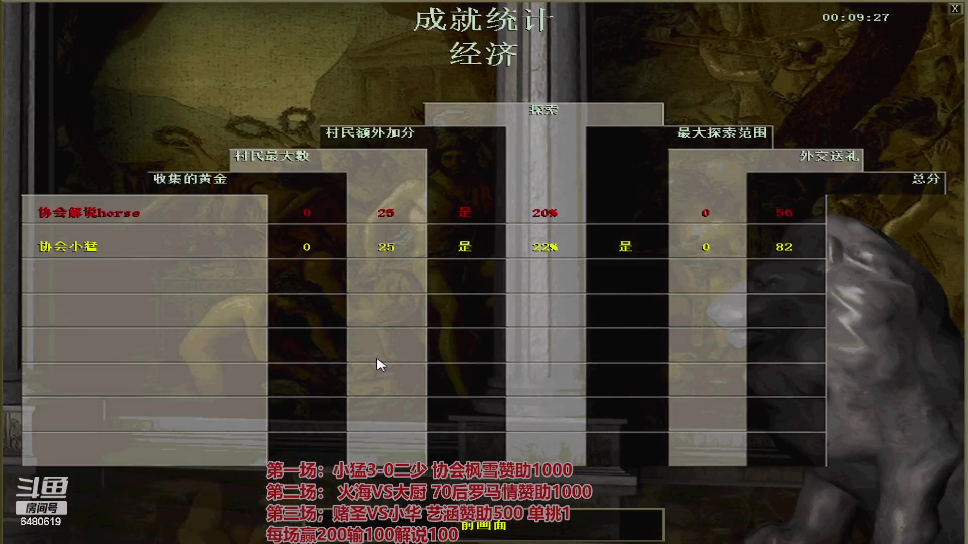 【2023-11-27 18点场】罗马协会：罗马复兴巅峰对决